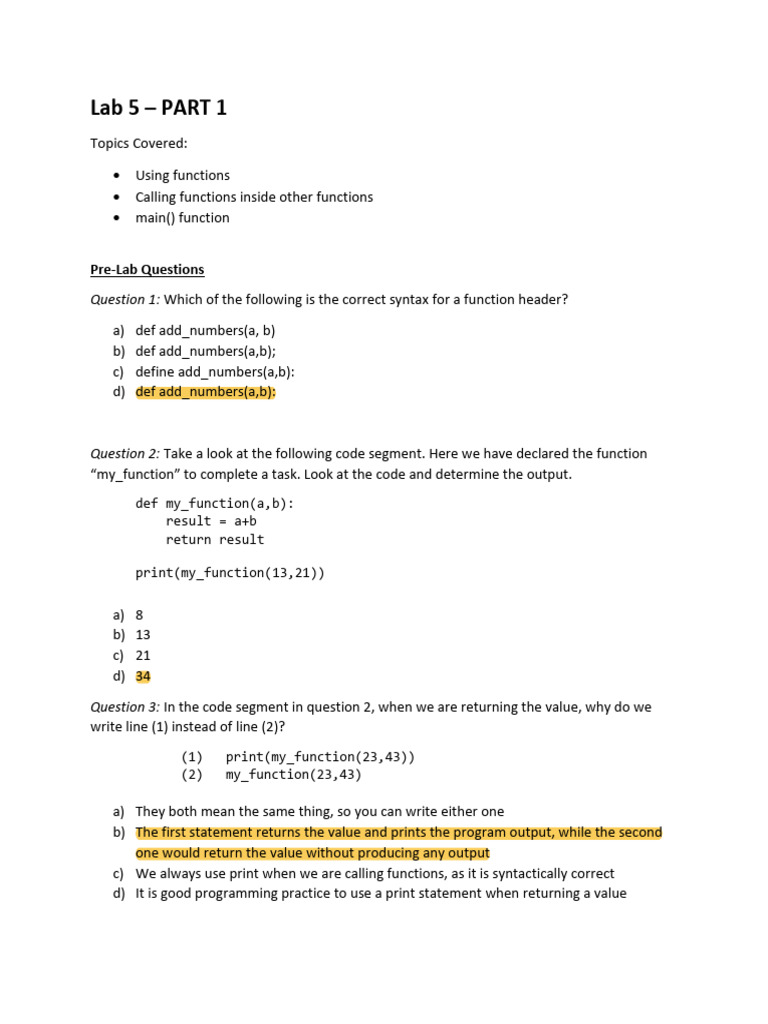 Uwo Comp Sci 1026 Lab - 5 | PDF | Computer Engineering | Computer ...