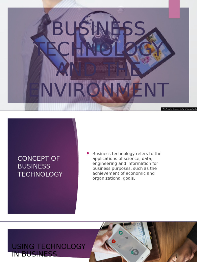Business Technology and ICT Efficiency | PDF | Automation | Information ...