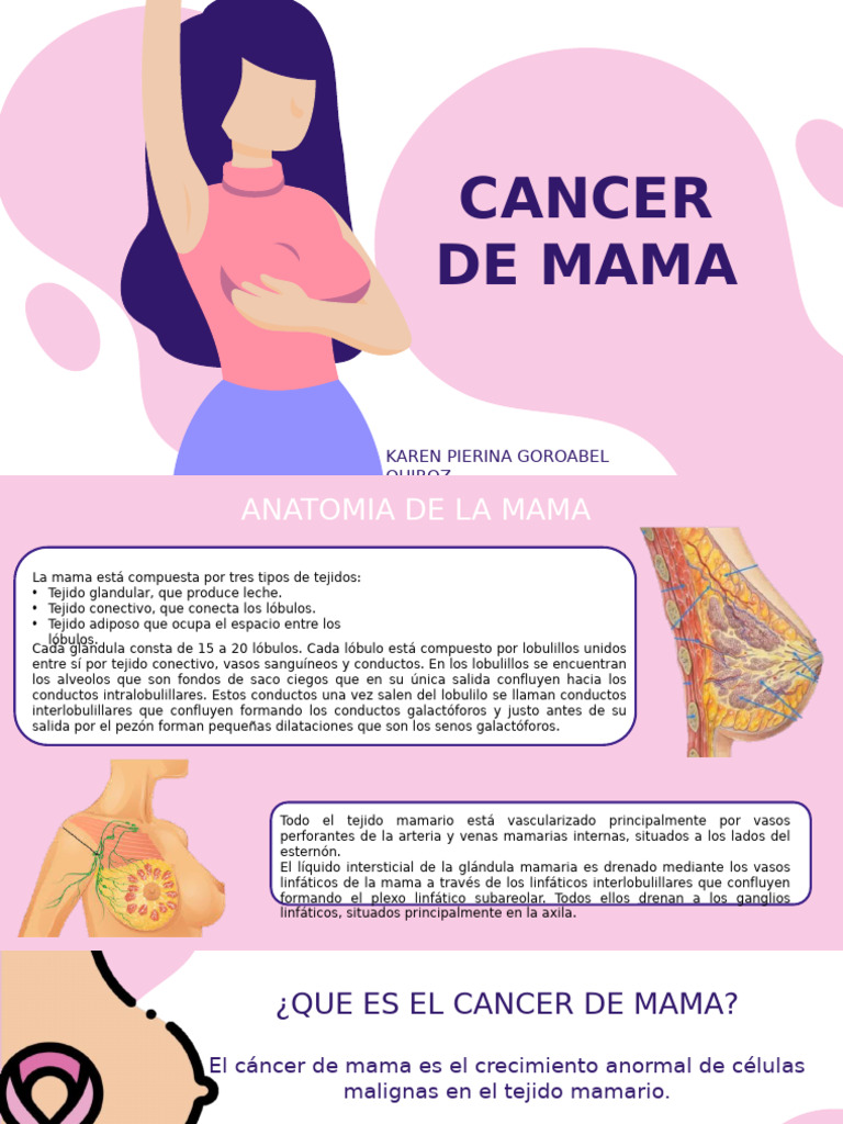 Cáncer de Mama: Anatomía y Diagnóstico | PDF | Cáncer de mama | Pecho