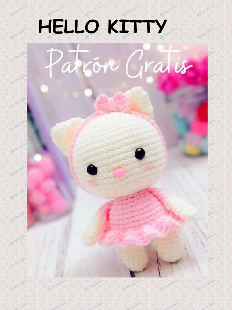 Crochê: Passo a Passo Hello Kitty | PDF