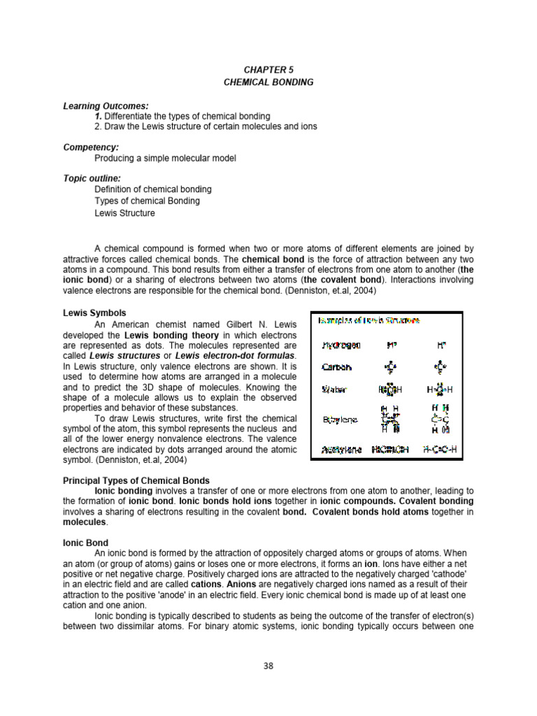 Types of Chemical Bonds Explained | PDF | Chemical Bond | Ion