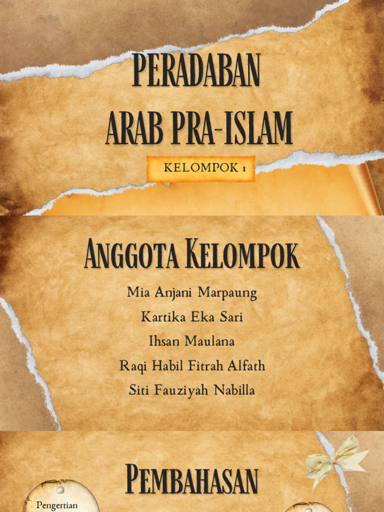 Peradaban Arab Pra-Islam | PDF