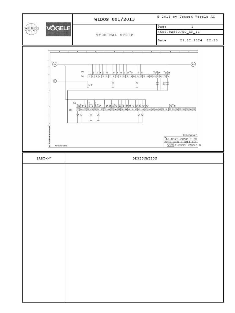 Terminal Strip Specifications Document | PDF