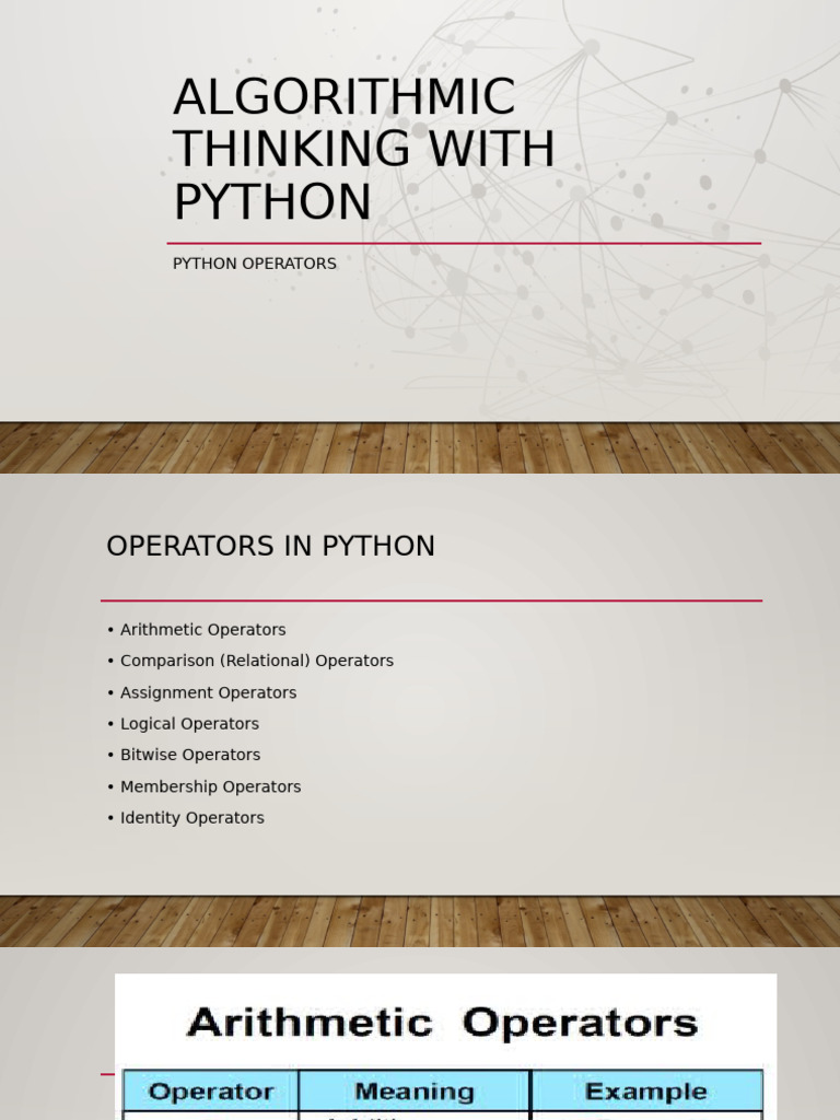 2.PYTHON Operators | PDF