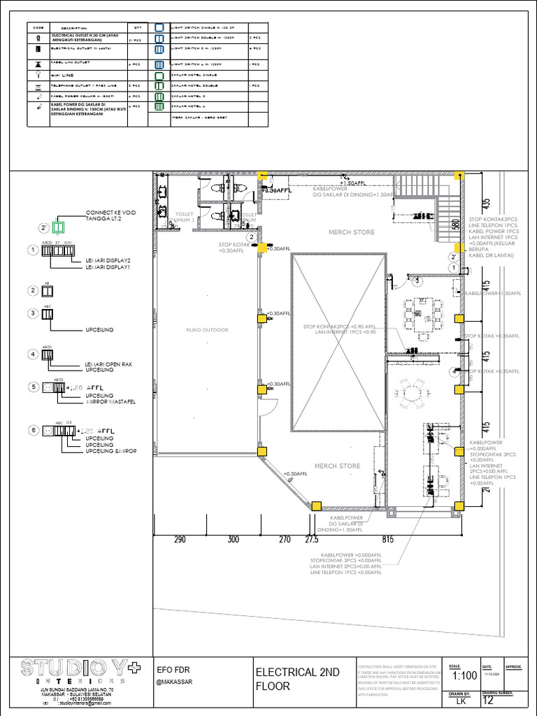 Electrical Plan LT.2 | PDF