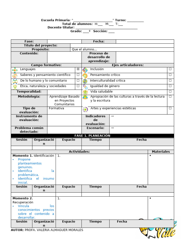 Aprendizaje Basado en Proyectos Comunitarios | PDF | Evaluación ...