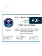 WETI Certificate