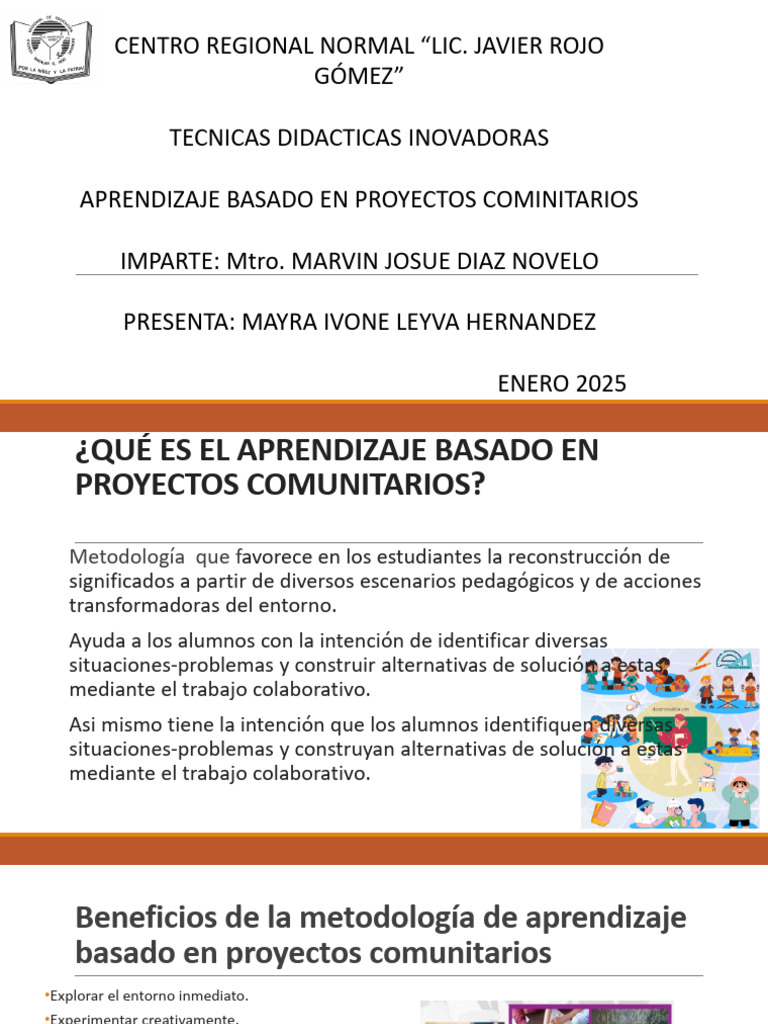 Metodología de Aprendizaje Comunitario | PDF | Aprendizaje en base a ...