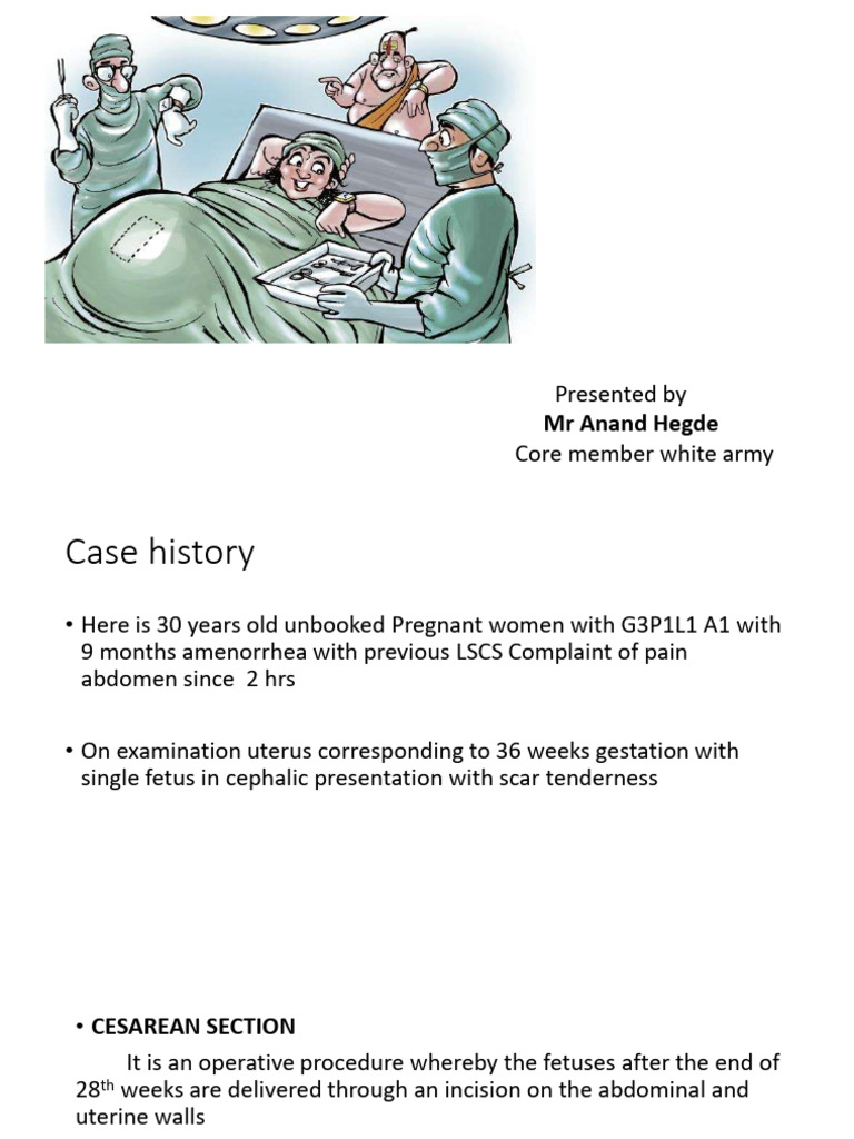 Overview of Cesarean Section Procedures | PDF | Caesarean Section ...