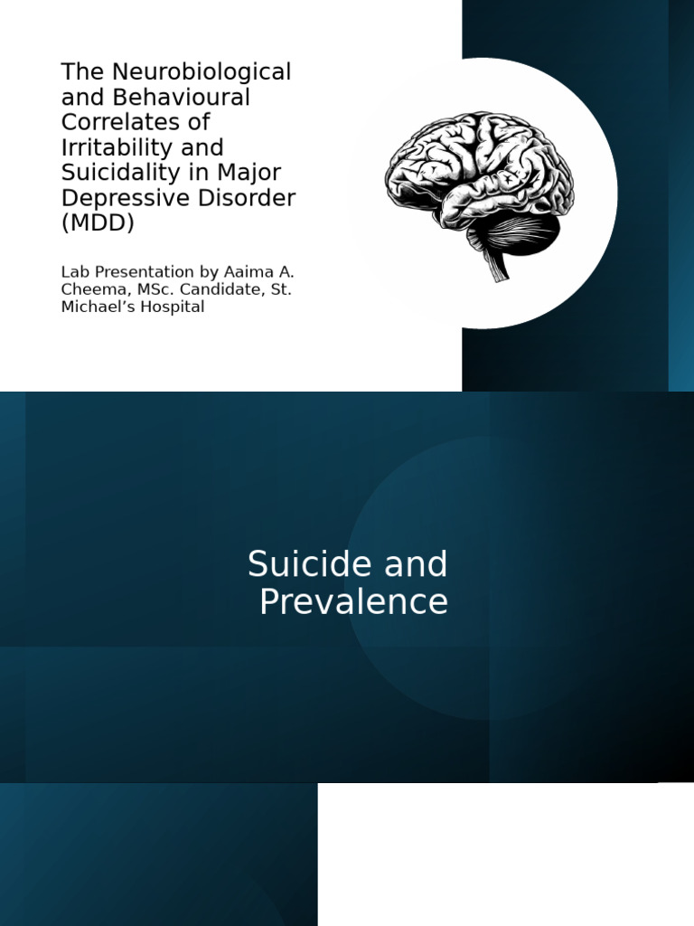 Introduction To Suicide and Neuroimaging - Lab Presentation | PDF ...
