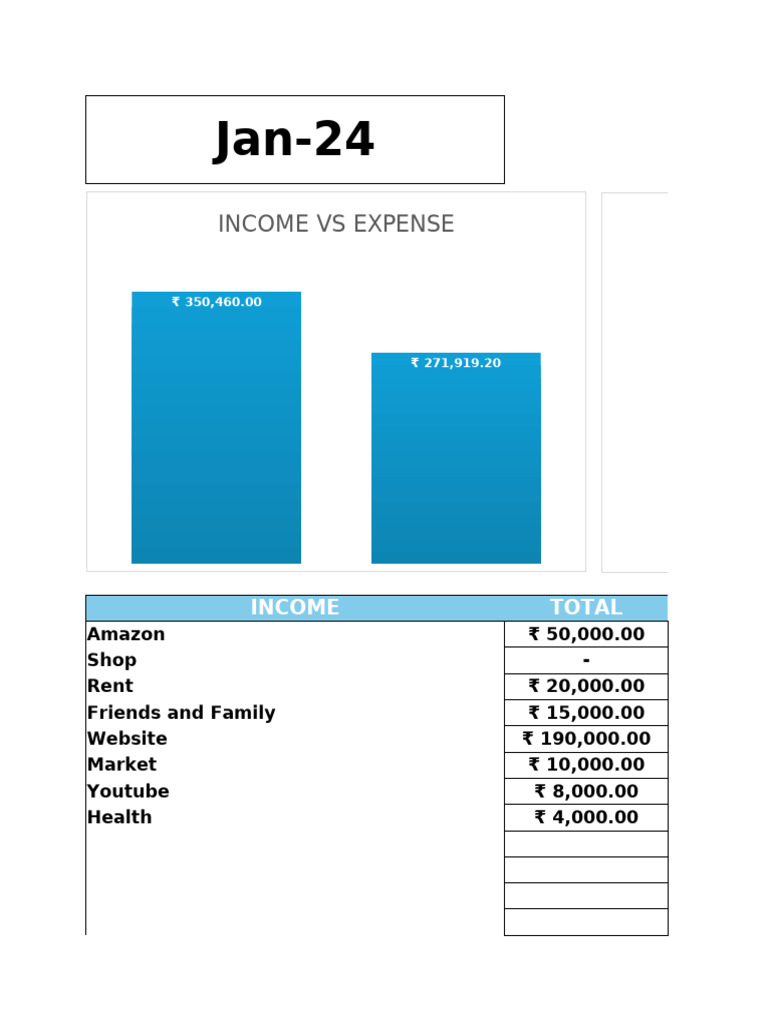 Bookkeeping Template Small Business | PDF