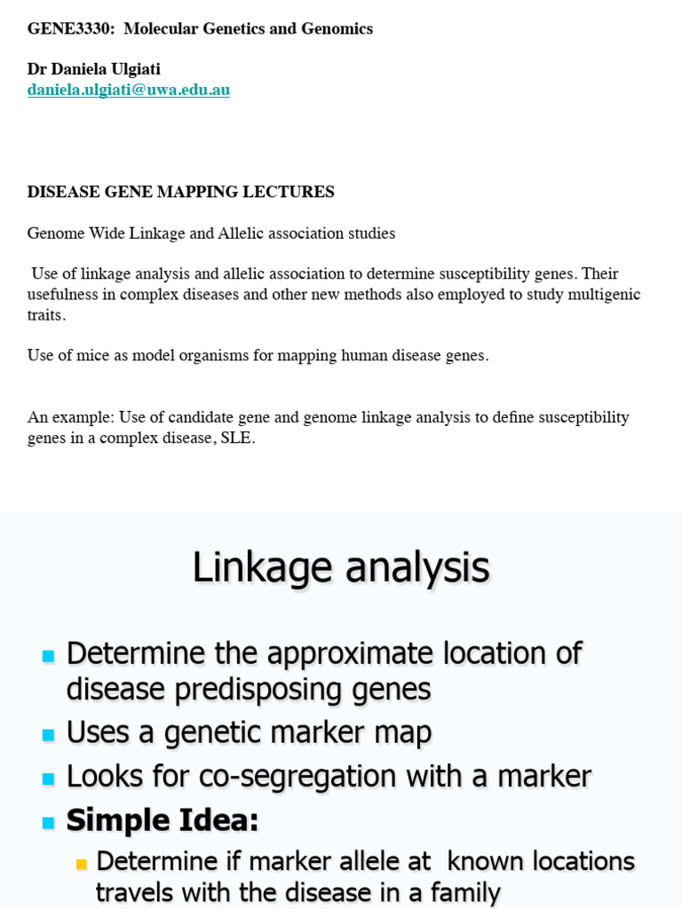 2-3 Gene Mapping 2-3 | PDF | Genetic Linkage | Gene