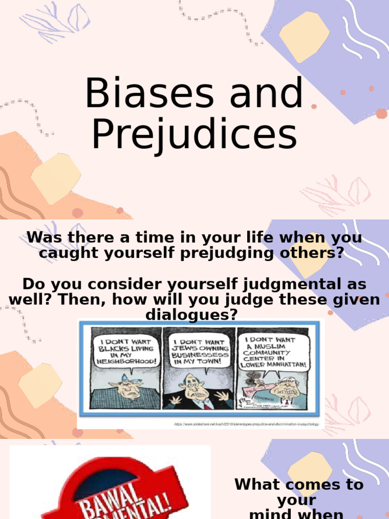 Understanding Bias and Prejudice | PDF | Prejudices | Bias