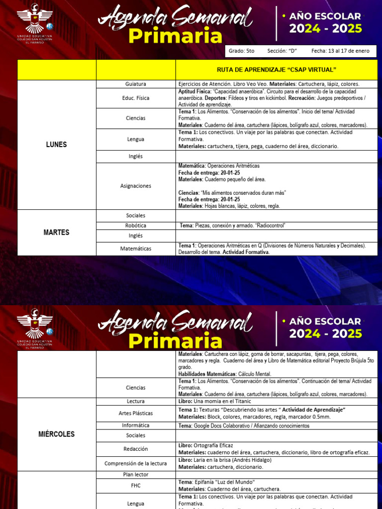 Ruta de Aprendizaje: CSAP Virtual | PDF | Lápiz | Implementos de escritura