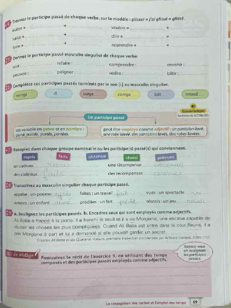 Correction p69 | PDF
