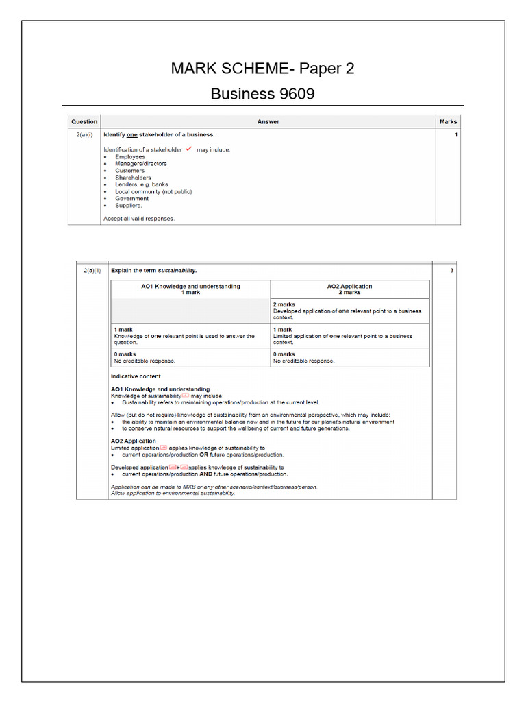 MS-AS Term1 Business+Paper+2 | PDF