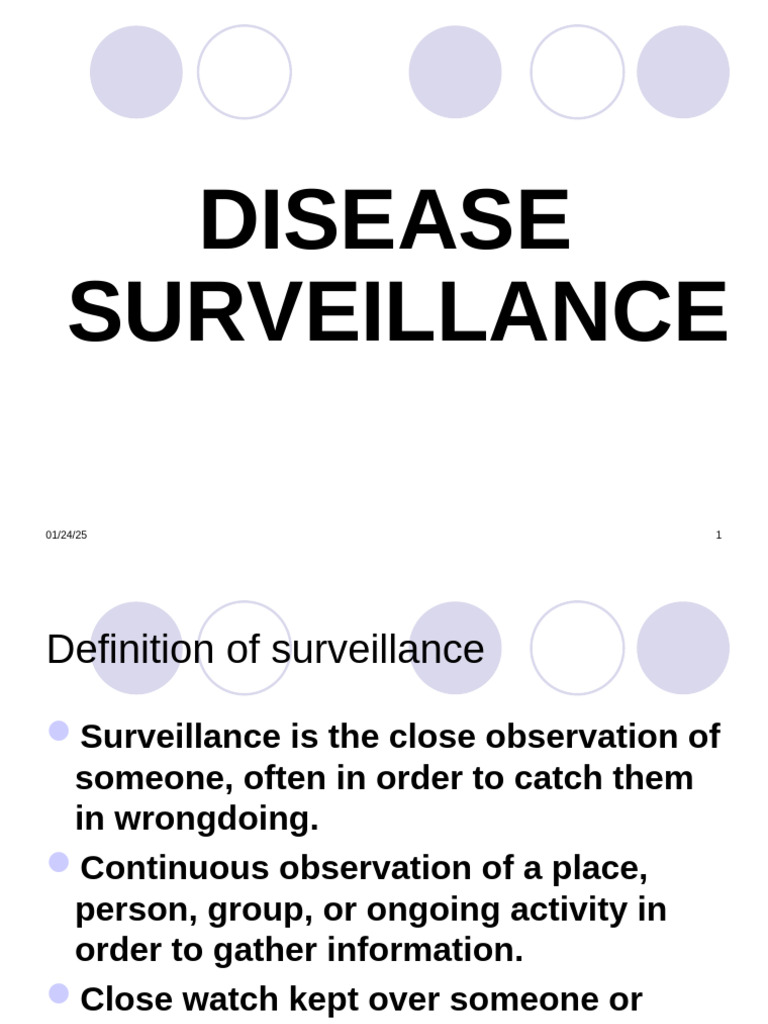 Understanding Disease Surveillance Methods | PDF | Public Health ...