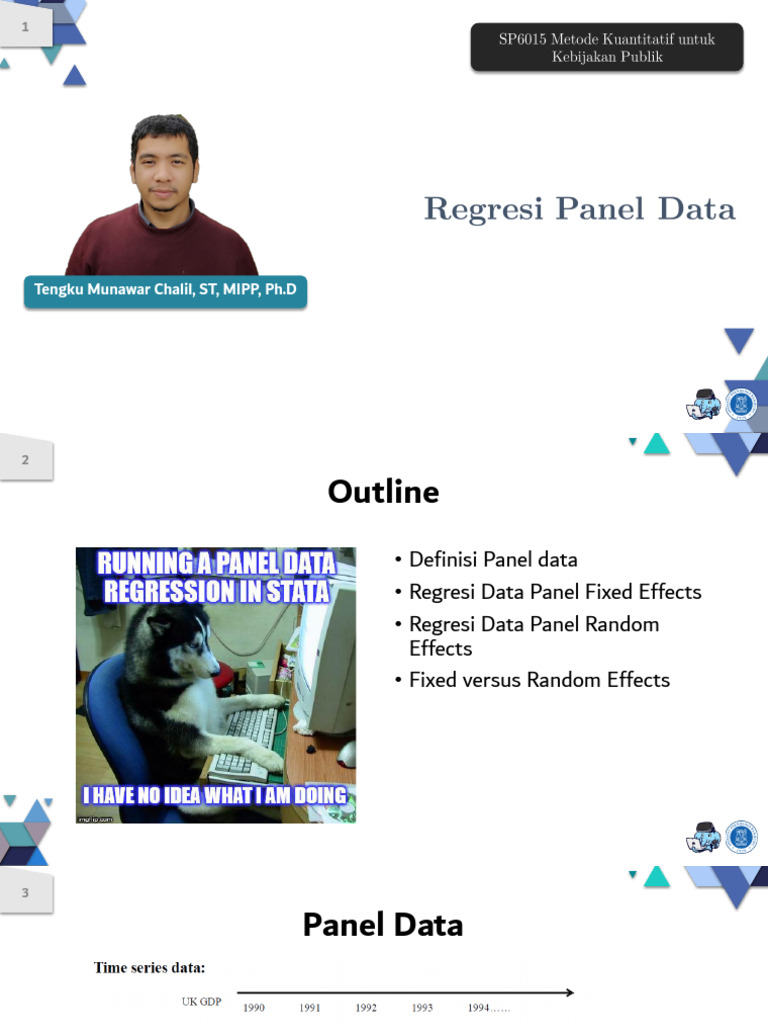 Definisi dan Metode Panel Data | PDF
