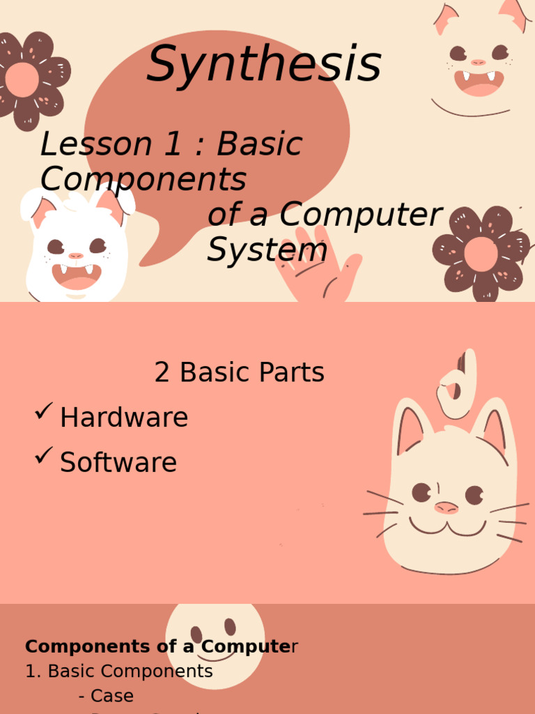 Computer System Components Overview | PDF