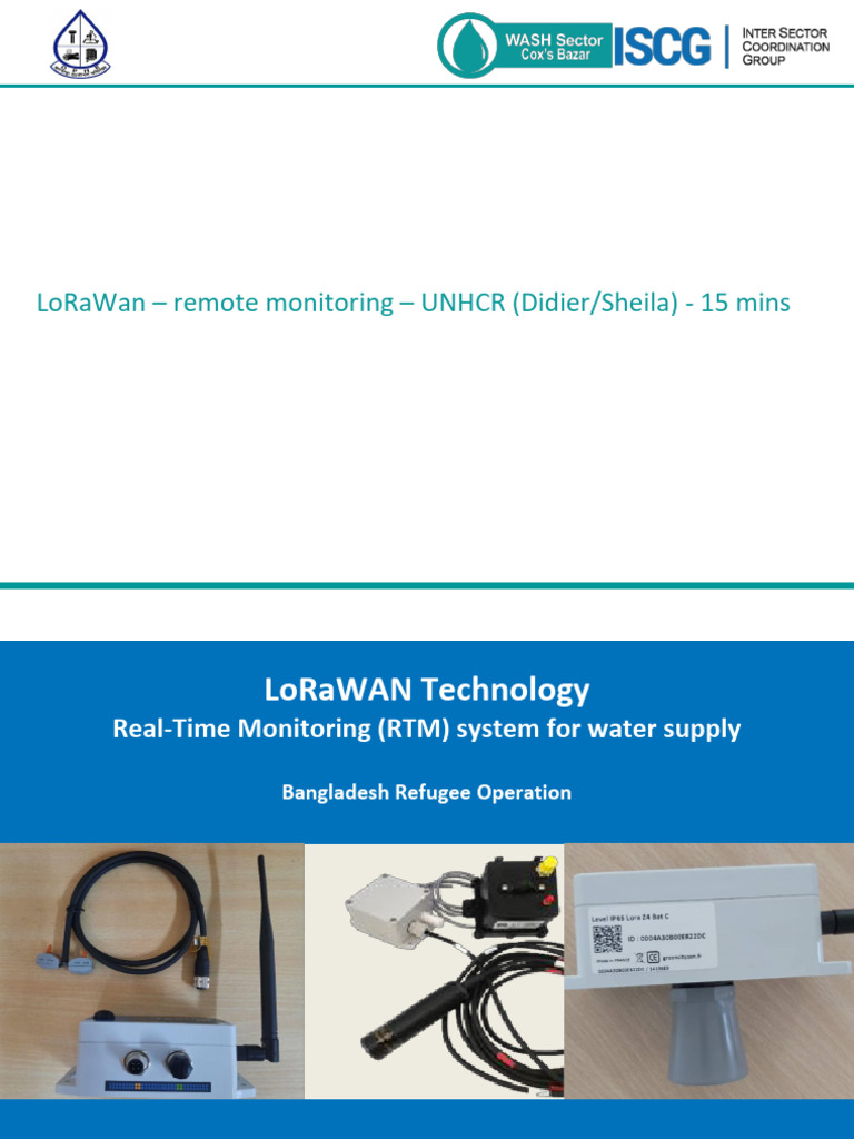 LoRaWAN for Water Supply Monitoring | PDF | Flow Measurement | Computer ...