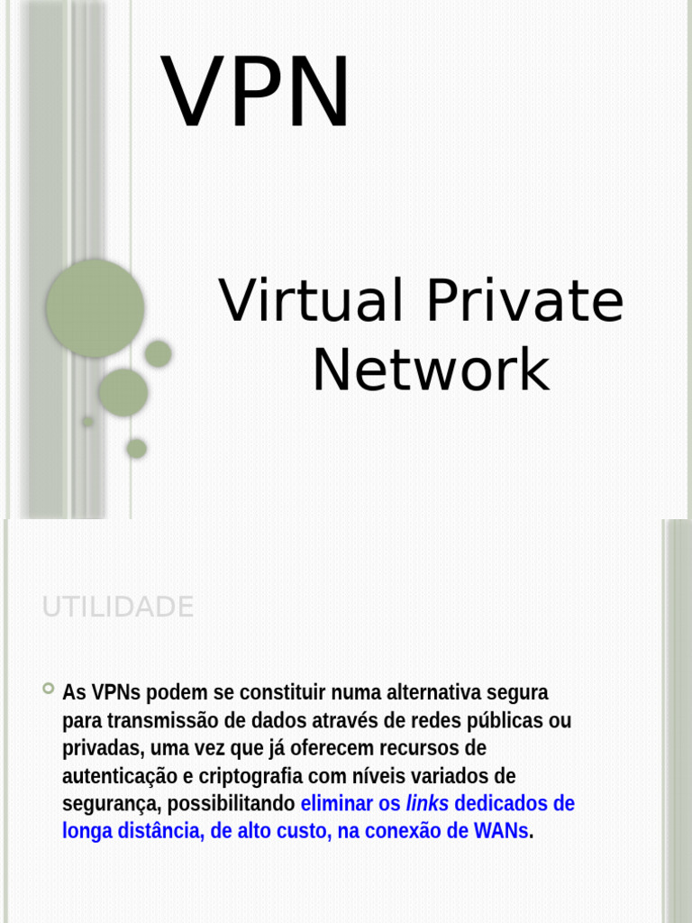 Guia Completo sobre VPNs e Segurança | PDF | Rede Privada Virtual (VPN ...