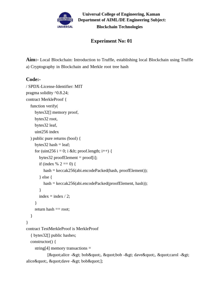Local Blockchain with Truffle Guide | PDF | Computer Security | Espionage  Techniques