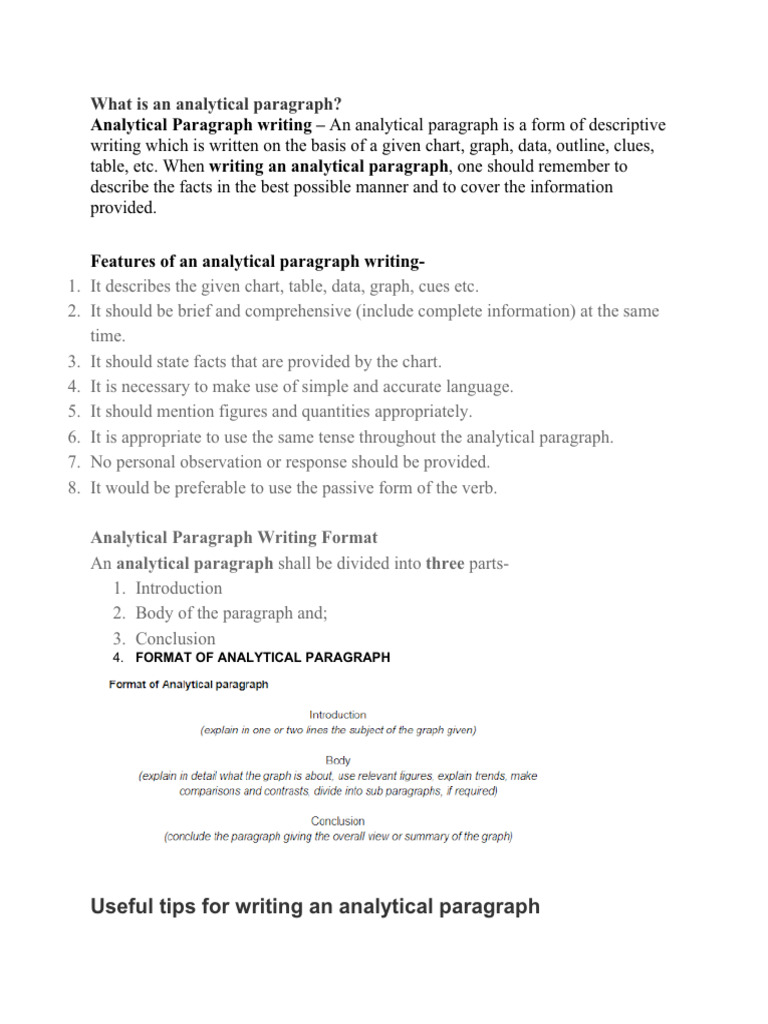 What Is An Analytical Paragraph | PDF | Chart | Birth Rate
