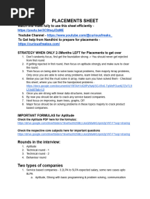 Placement Cheatsheet - Curious Freaks