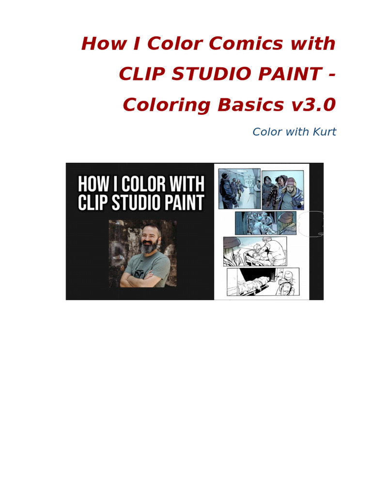 Cách Tô Màu Truyện Tranh Bằng CLIP STUDIO PAINT - Coloring Basics v3.0 ...