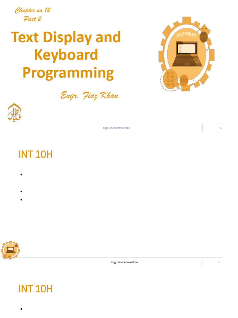 Assembly - Chapter - 12 - Updated - Part - 2 | PDF | Software ...