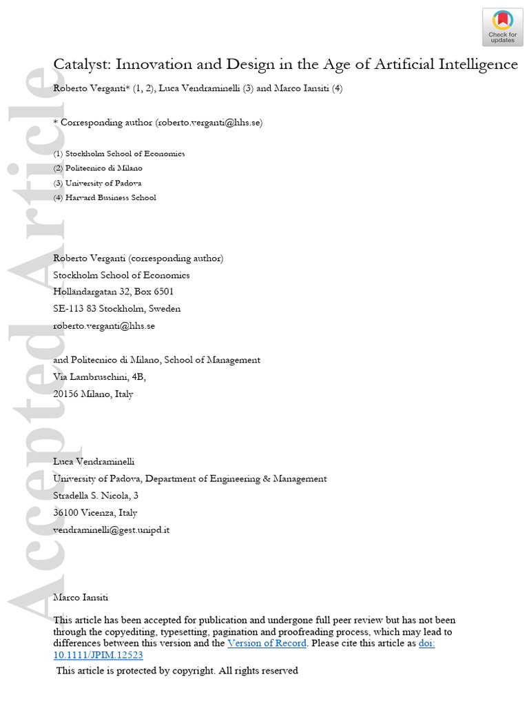 Innovation and design in the age of artificial int pdf artificial