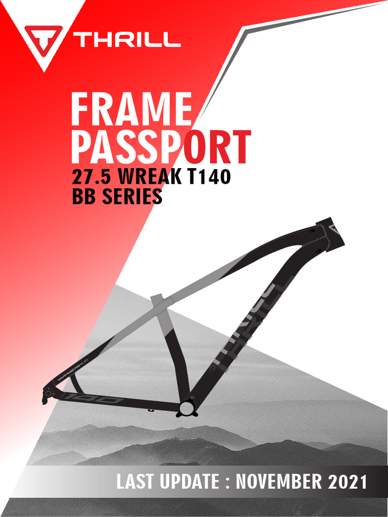 Spesifikasi Frame Sepeda Thrill Wreak T140 | PDF