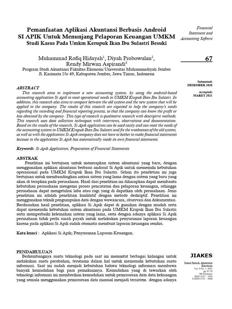 Kelola,+08+ +Jiakes+2021+Vol+9+No+1+m+Rofiq | PDF