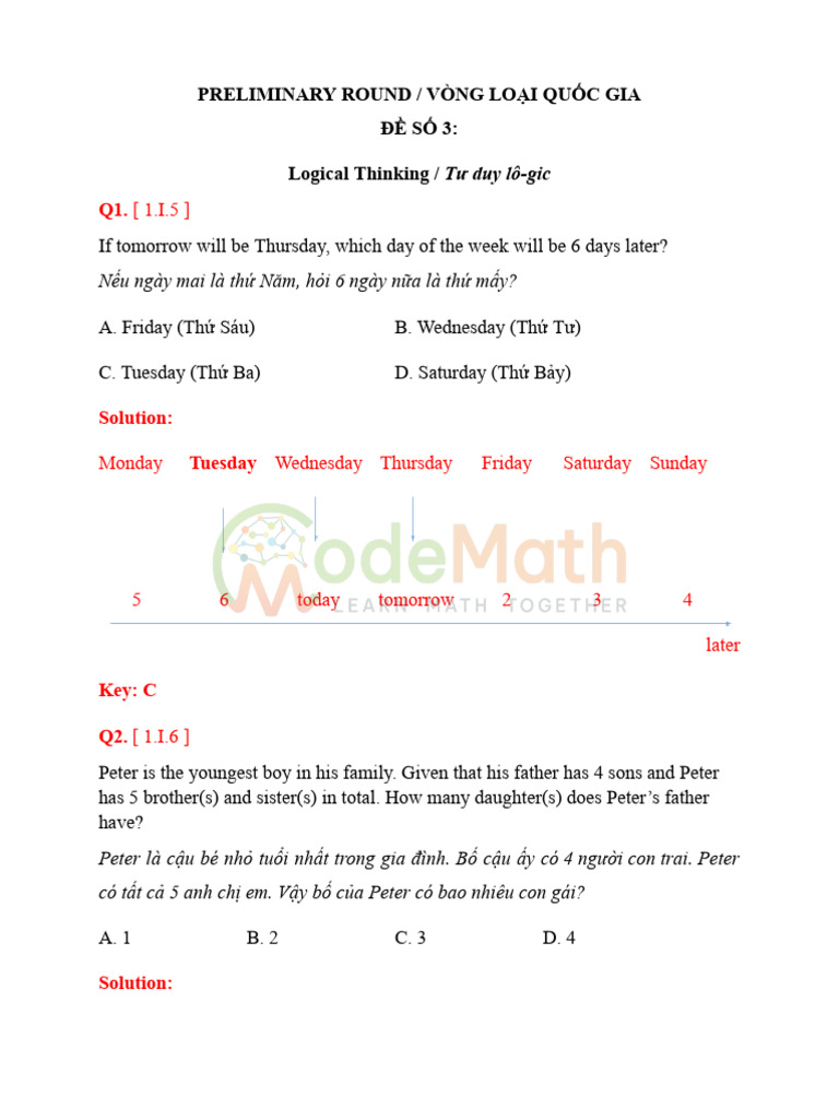 Preliminary Round 3 | PDF