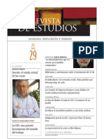 Revista de Estudios, Nº 29, Junio 2011
