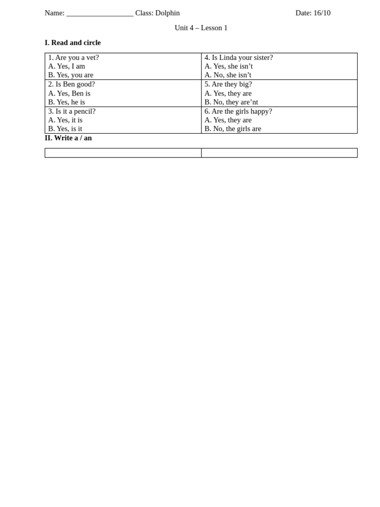 Unit 4 Lesson 1 PDF