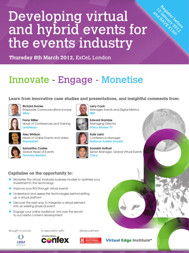 Developping Virtual and Hybrid Events For The Events Industry | PDF ...