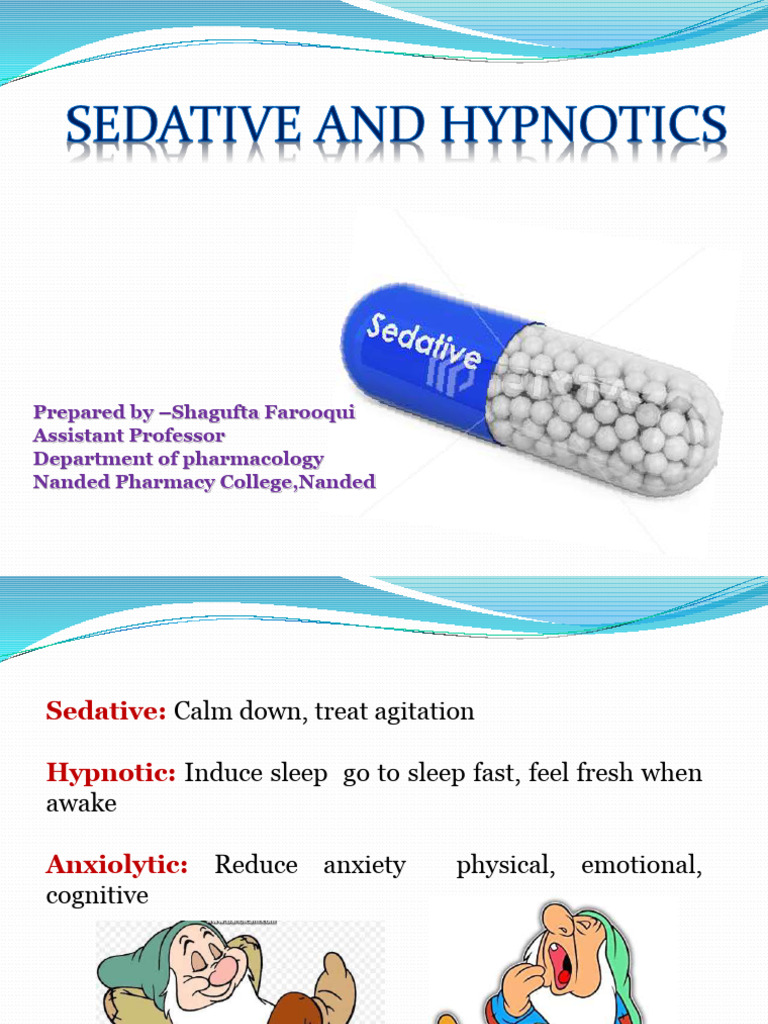 Sedativeandhypnotics 210714134216 | PDF | Benzodiazepine | Sleep