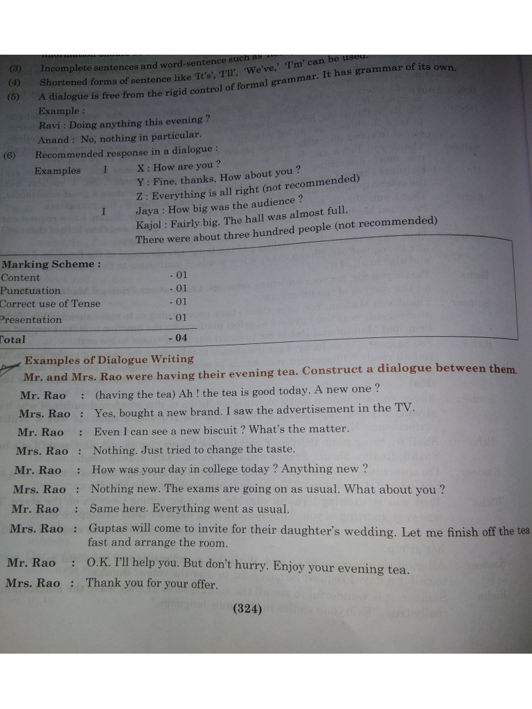 Dialogue Writing | PDF