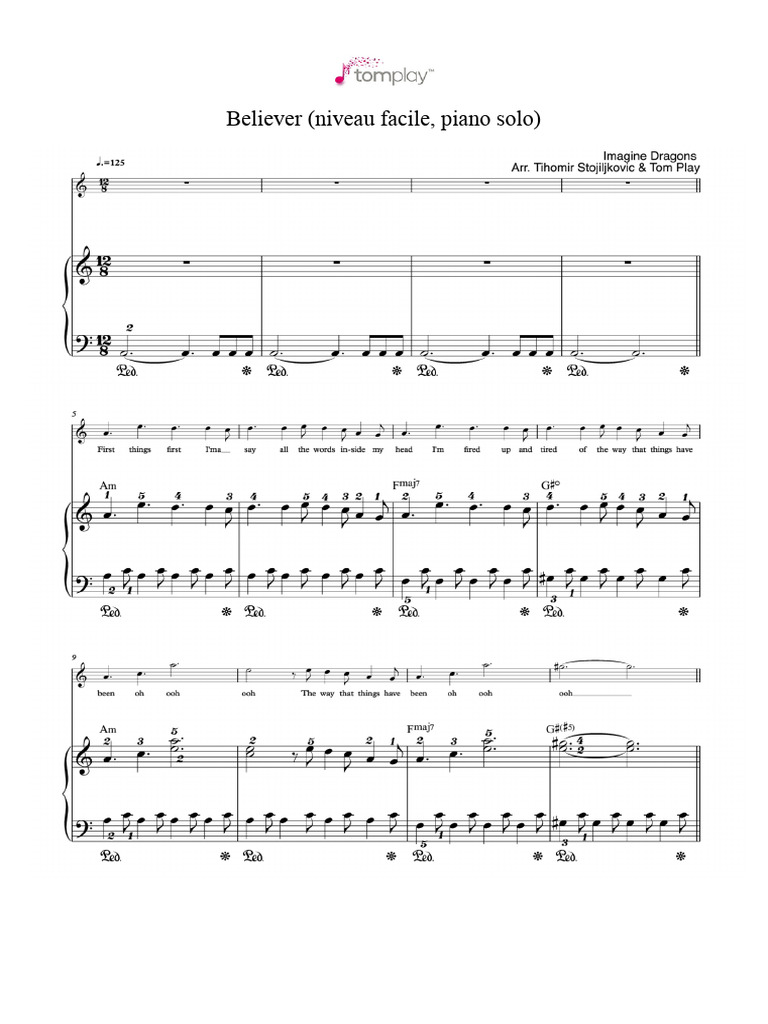 Imagine Dragon - Believer | PDF