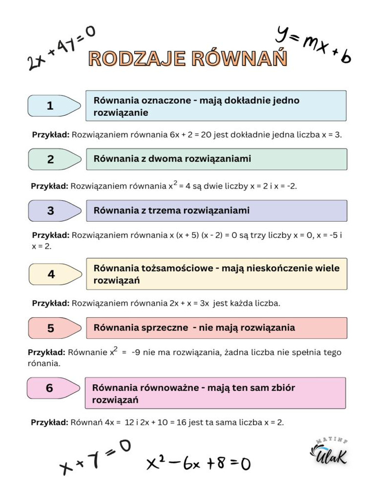 Równania | PDF