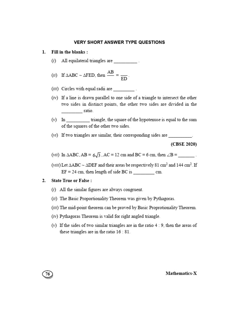 Triangle Questions and Concepts | PDF | Triangle | Geometric Shapes