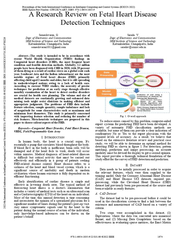 A Research Review On Fetal Heart Disease Detection Techniques | PDF ...