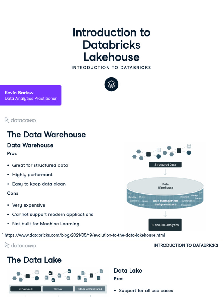 Introduction To Databricks | PDF | Apache Spark | Sql
