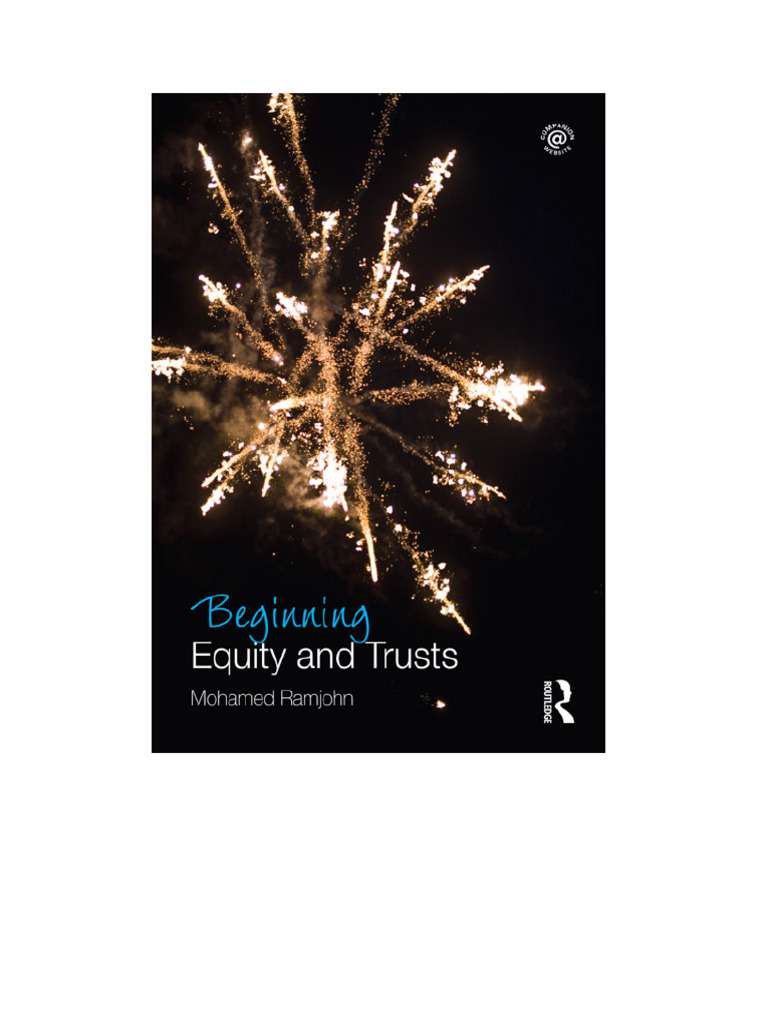 Beginning Equity and Trusts - Nodrm | PDF | English Trust Law | Equity ...