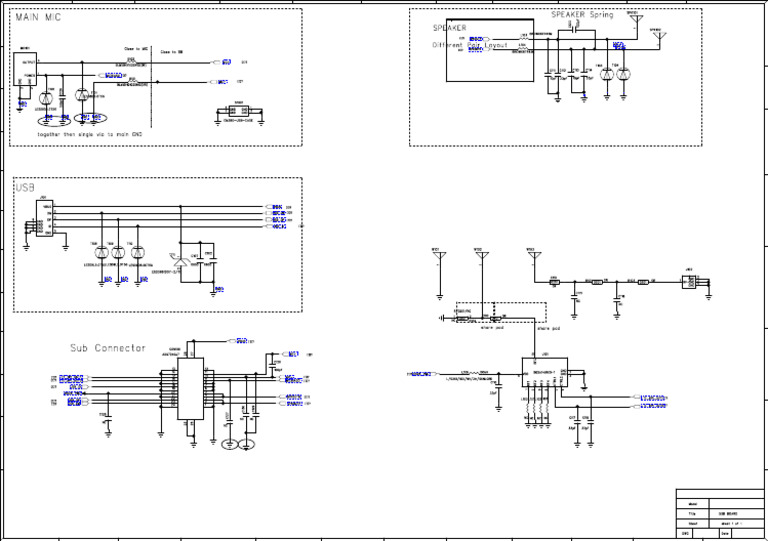 Taido - V (CU320) Subboard Schametic-1 | PDF