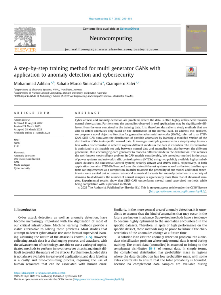 A Step-By-Step Training Method For Multi Generator GANs With ...