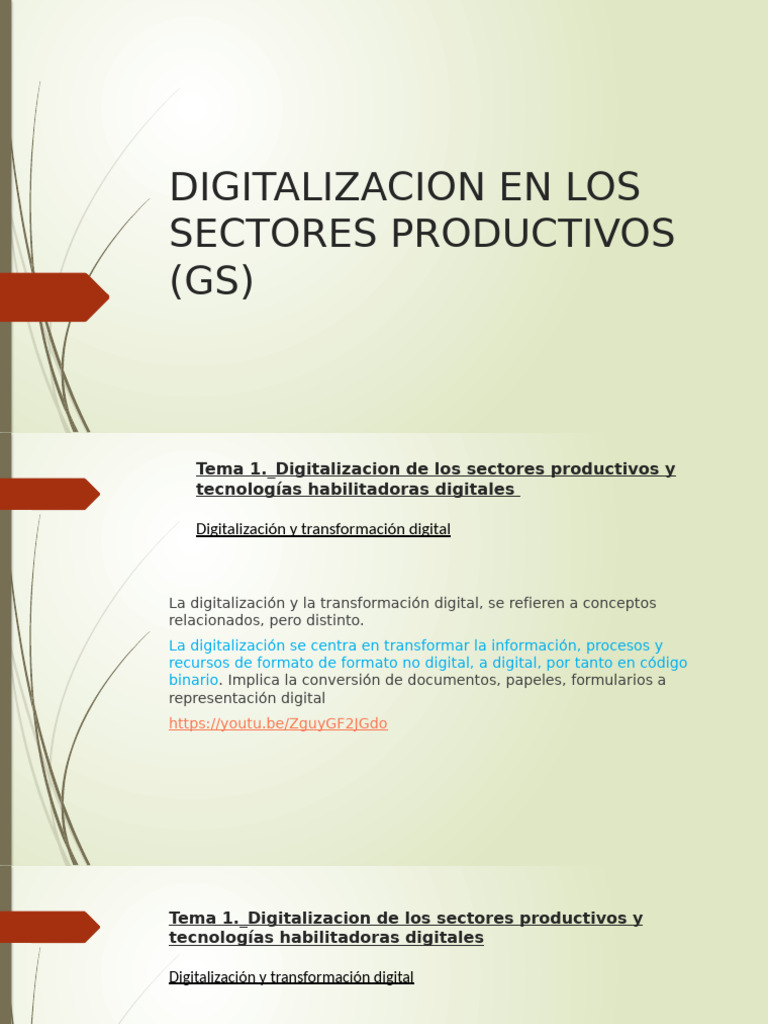 Digitalización y Transformación Digital | PDF | Internet de las Cosas ...
