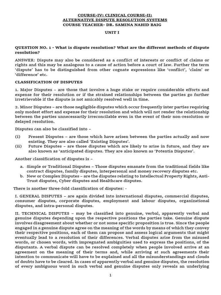 Medola in ADR: Key Concepts Explained | PDF | Alternative Dispute ...