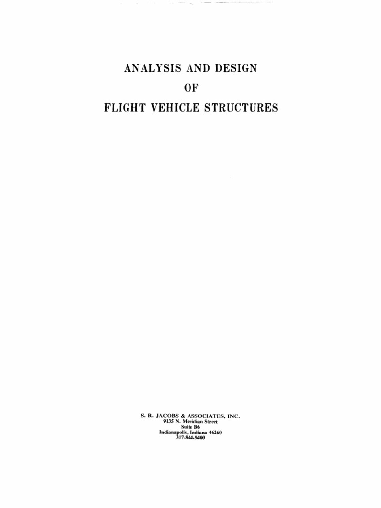 Bruhn - Analysis and Design of Flight Vehicle Structures